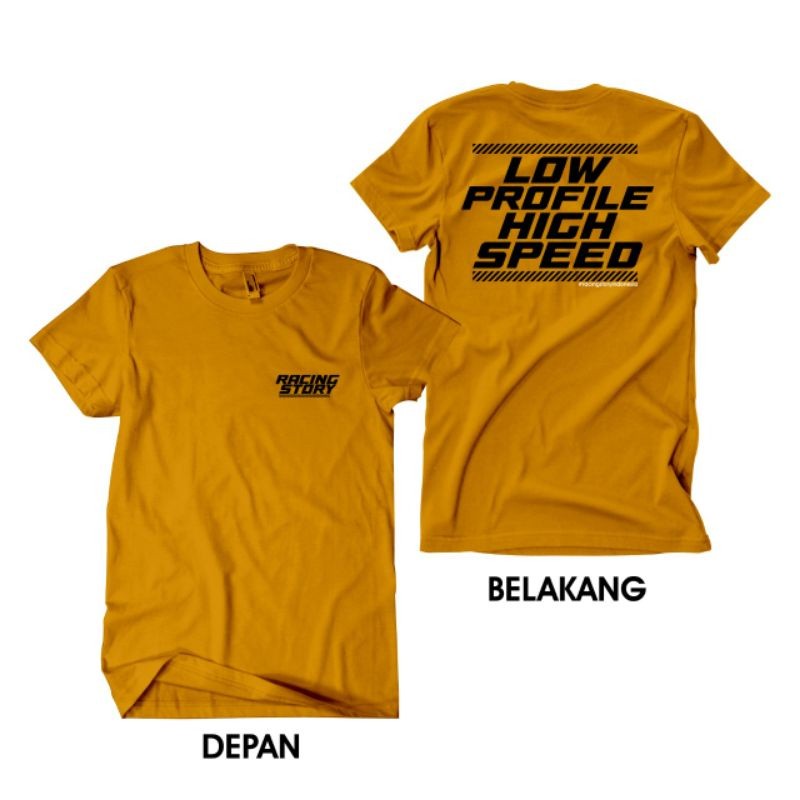 Racing Low Profile เสื้อยืดความเร็วสูงเสื้อไมโครไฟเบอร์