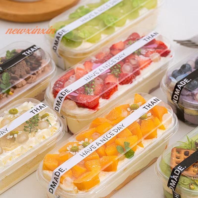 [NT-t] 10/20/50 ชิ้น Loaf Deli ภาชนะขนมหวานสําหรับถ้วยขนมหวานกล่องเค้ก -300ML [ใหม่]