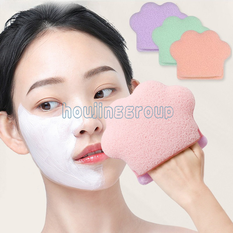 Cat Paw Face Wash, ฟองน้ําล้างหน้า, โฟมล้างหน้าฟองน้ําขยาย