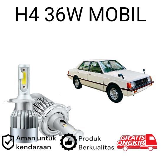 2 ชิ้น H4 COB 36 วัตต์ LED ไฟหน้าสําหรับ Mitsubishi Lancer SL Koko Car