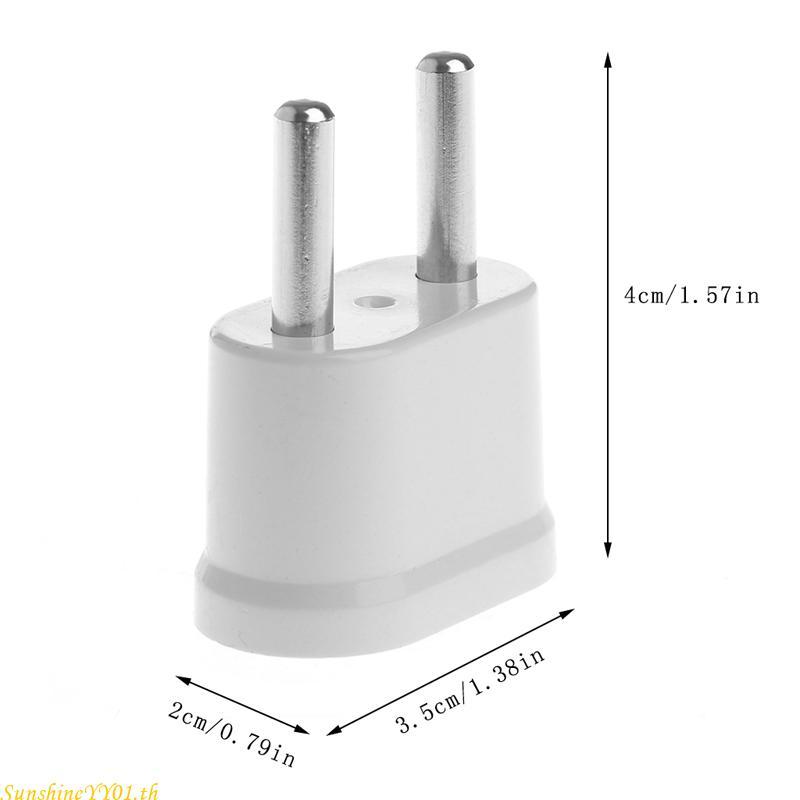 SUN Europe Plug Adapter US to EU Plug Adapter Travel Adapter Outlet