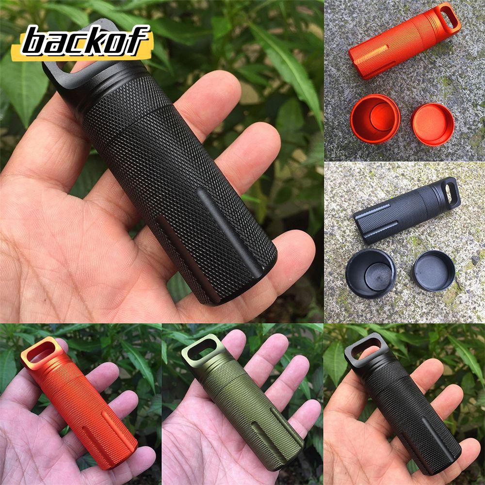 BACKOF EDC Kit ที่วางแคปซูลคอนเทนเนอร์ ขวดซีลแคปซูล