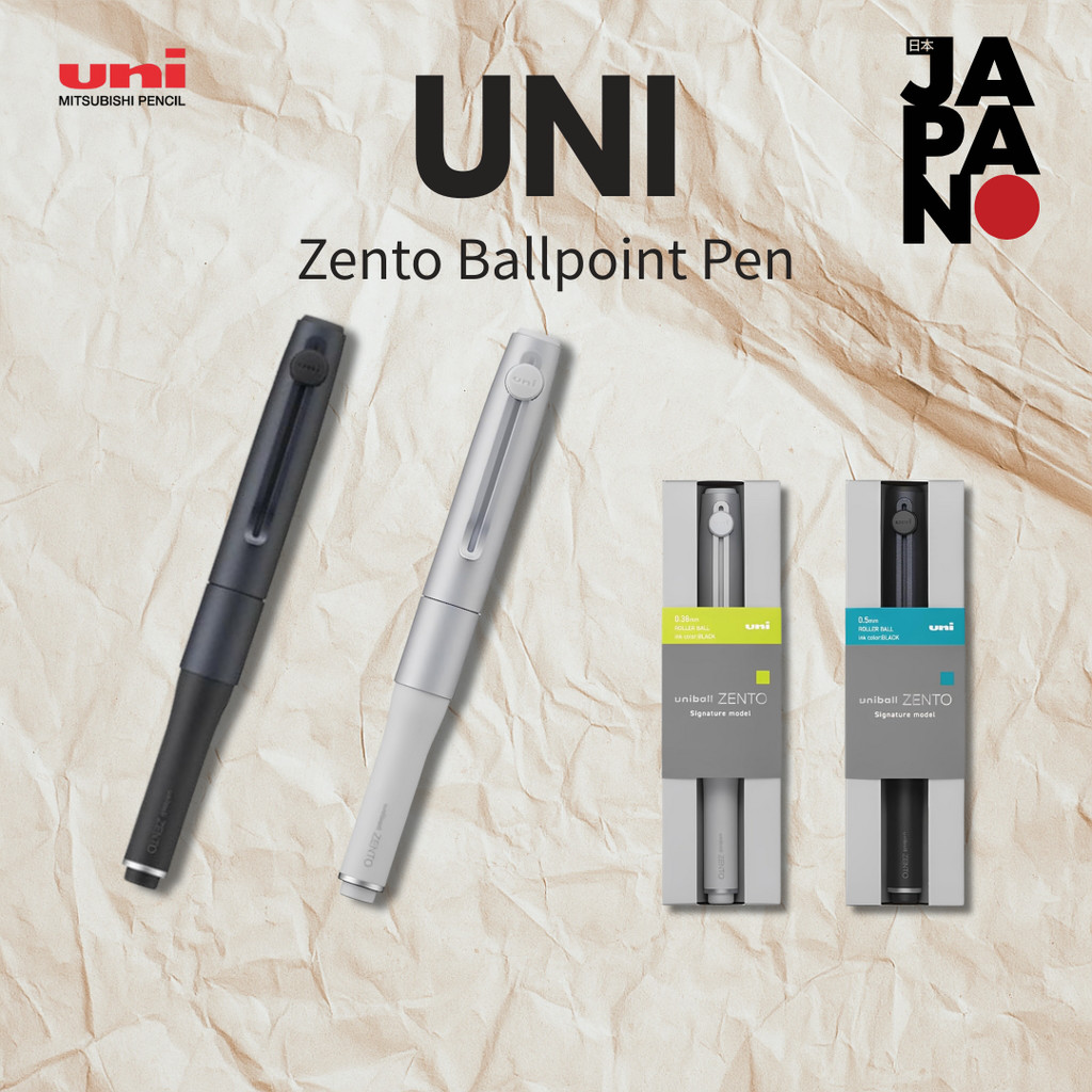 uniball ZENTO Signature Model Champagne Gold 0.5mm
