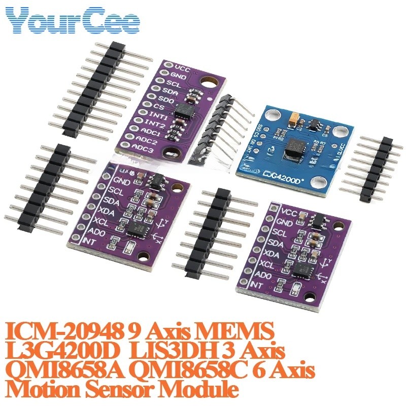 2 ชิ้น/1 ชิ้น Gyroscope Accelerometer Motion Sensor ICM-20602 QMI8658A QMI8658C 6 แกน L3G4200D LIS3D