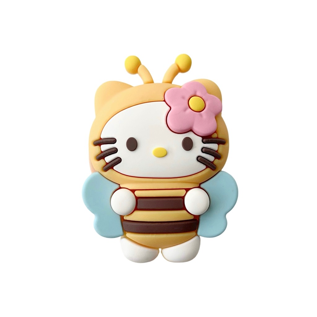 Magnetic Attraction ผู้ถือโทรศัพท์น่ารัก 3D Hello Kitty Twinkle Star Bear Design Kickstand Girly น่ารักรอบสําหรับ Naked โทรศัพท์มือถือ Magsafe กรณีพับ Anti-drop PC Bracket - รูปที่ 7