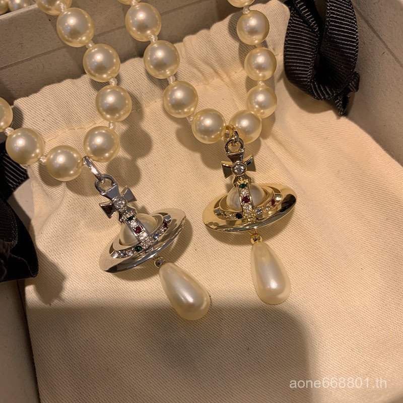 สร้อยคอดีไซน์คลาสสิกสามมิติ สไตล์เรโทรปังก์ NANA Queen ZZZJ9