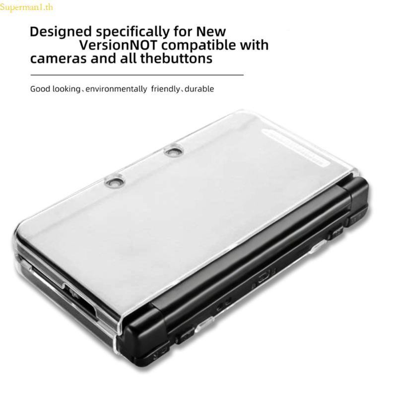 Best Full Coverage Case เคสพลาสติกสําหรับ 3DS XL LL ใหม่ 3DS Gamepad Housing
