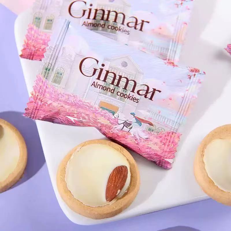 ((ของดีที่ต้องการ) UK GINMAR GINMAR Denmu Cookies Bulk 500g Wedding Cake Casual Snacks Wedding Candy