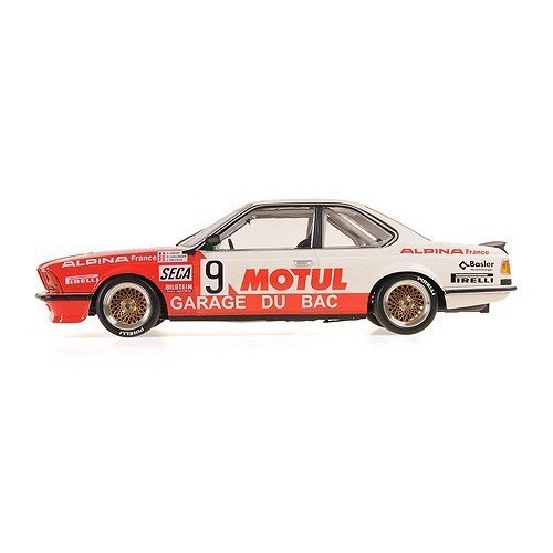 MINICHAMPS/Mini Cut 1: 18 BMW 635 CSI-GARAGE DU BAC/MOTUL 24H SPA 1984 ซีลโลหะผสม 155842509