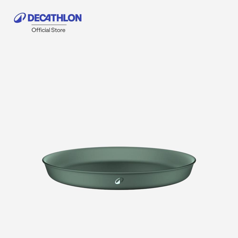 Decathlon 19Cm 100 Plastic Plate For Camping And Bivouacking จานพลาสติก ขนาด 19 