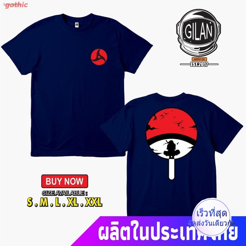 COD-เสื้อยืดแขนสั้น CodNaruto Uzumaki Sasuke Uchiha Anime Itachi T-Shirt - Gilan Cloth AOJa Short sl