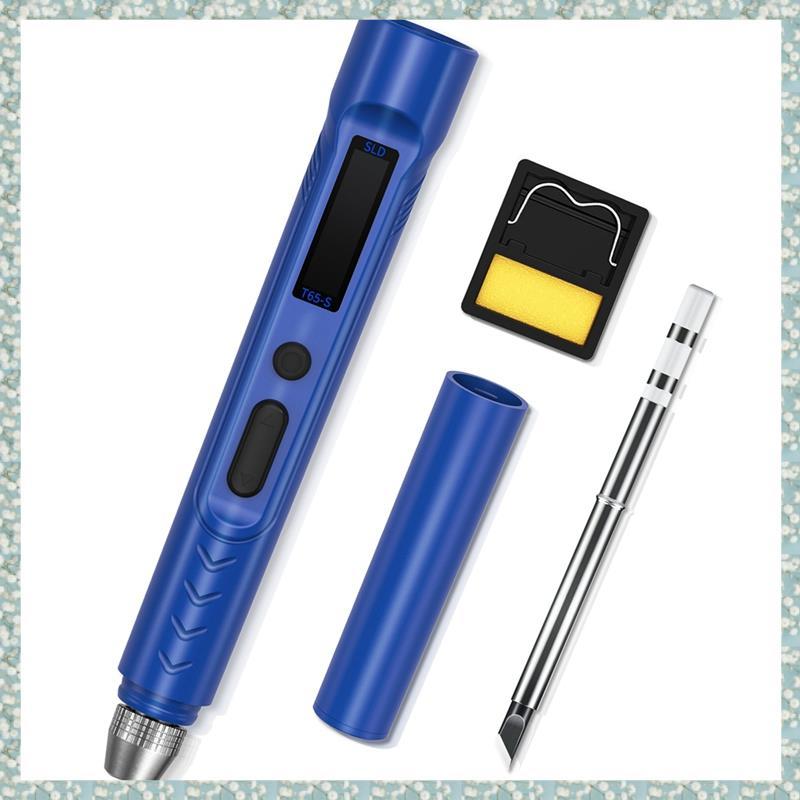 [h5bl3j6wj.ph] ชุดหัวแร้งทําความร้อนอย่างรวดเร็วสําหรับอิเล็กทรอนิกส์, 150°ซี-450°ปากกาบัดกรี C DC/P