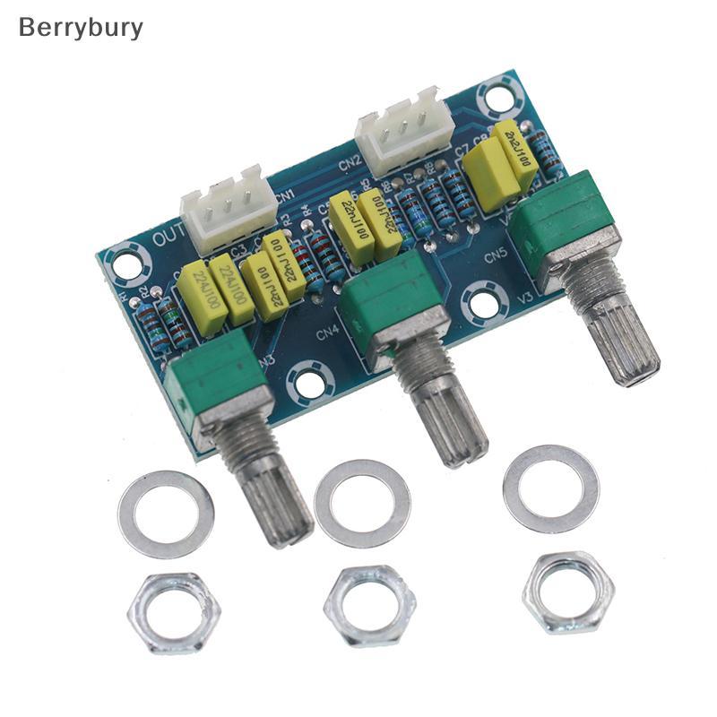 Berrybury ซับวูฟเฟอร์ PCB ปรับ Amplificador XH-M802 เครื่องขยายเสียงสูงและต่ําแรงดันไฟฟ้า Mixer Tone Board ปรับระดับเสียงใหม่