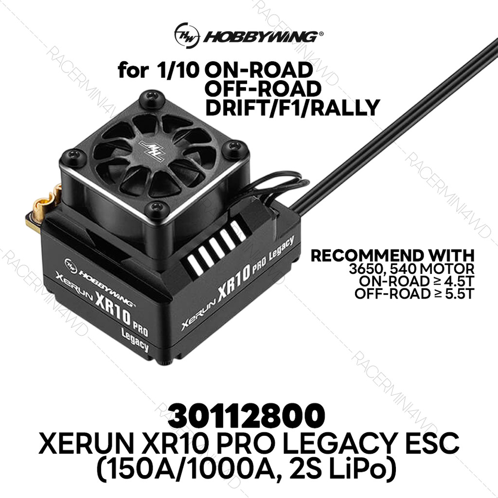 Hobbywing XeRun XR10 Pro Legacy (150A/1000A, 2S LiPo)