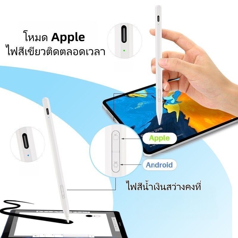 【2026 รุ่นใหม่】ปากกาสไตลัส Universal Stylus Pen สําหรับ Android IOS Windows โทรศัพท์แท็บเล็ต - รูปที่ 3
