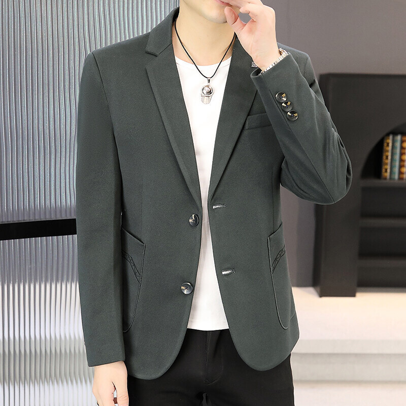 Western Fashion Casual Handsome Jacket Men Slim-fit Mens Western