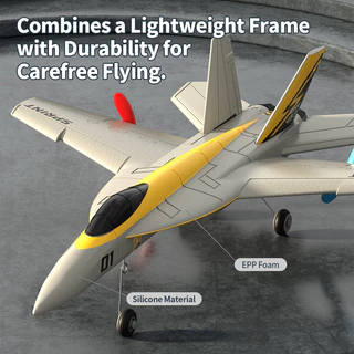 F18 Hornet RC เครื่องร่อน 2.4G 2CH 6 แกนเสถียรภาพ EPP โฟมปีกคงที่ RC เครื่องบินไฟกลางแจ้ง RC เครื่องบินของเล่นเด็กของขวัญ