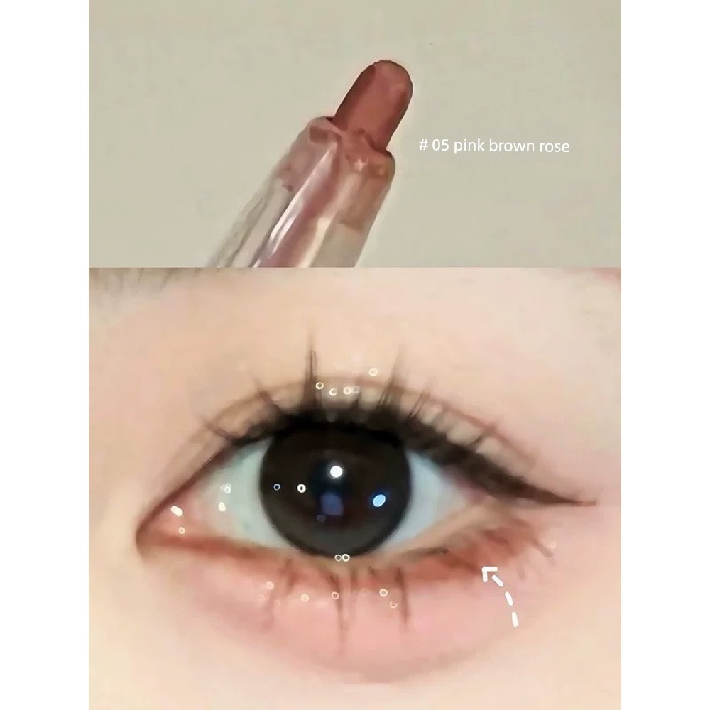 อายไลเนอร์ eyeliner อายไลน์เนอร์กันน้ำ Will Not Dirty Pink Eyelid Down to Rose Pink Brown Eyeliner G