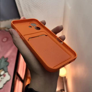 สีลูกกวาดผู้ถือบัตรซิลิโคนเคสโทรศัพท์สําหรับiPhone 17 Pro Max 16 15 14 13 Pro Max 11 12 Pro Max 14 15 16 Plus 17 Airกันกระแทกบางเฉียบนุ่มกรณี