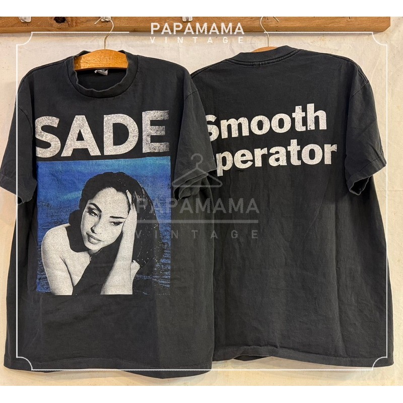 [ SADE ] Smooth Operator Bio Wased เสื้อวินเทจ เสื้อทัวร์ ซาเด papamama vintage shirt