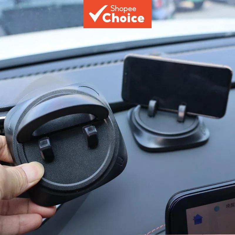 ขายึดโทรศัพท์ในรถแบบหมุนได้ 360 องศา กันลื่น สําหรับ GPS นําทาง รองรับโทรศัพท์ทุกรุ่น
