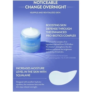 (ซื้อ 1 แถม 1) LANEIGE Water Sleeping Mask EX Overnight Face Mask Sleeping Mask ขนาด 70 ml.*2