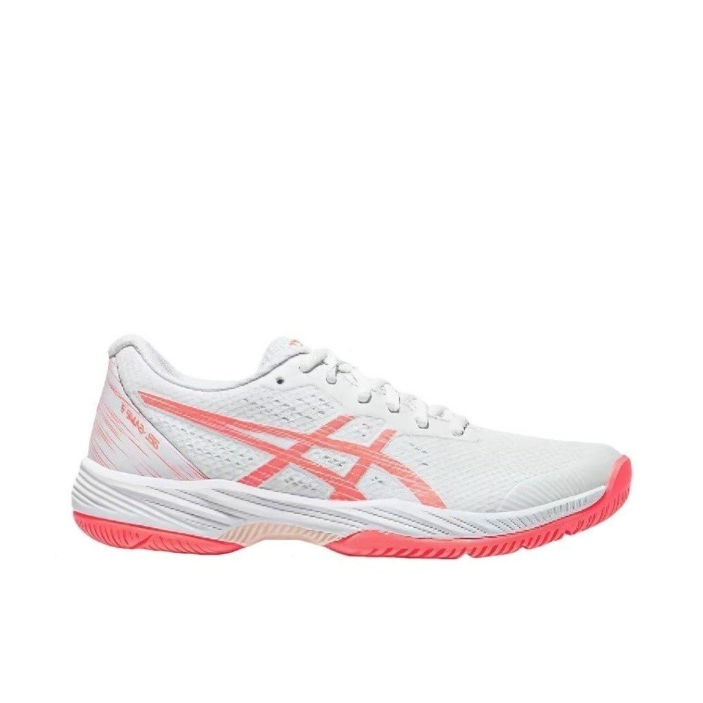 C6AP Asics Gel-Game 9 Womens Breathable Low Top รองเท้าเทนนิสสีขาวสีชมพู XT9M