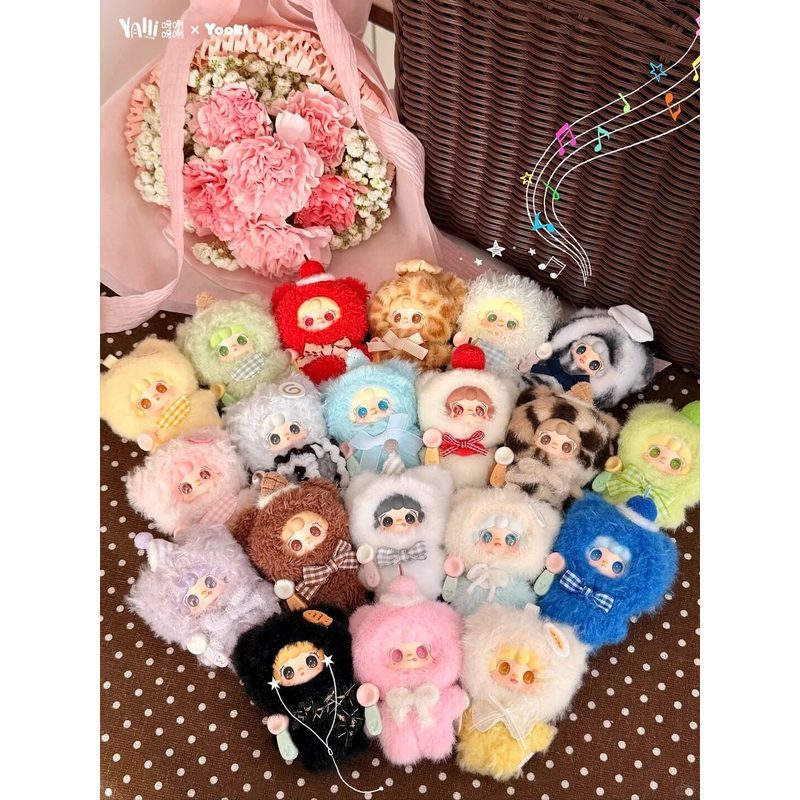 Yooki Oxygen Hello, I Eat a Bite mini Series Mystery Box Bag จี้ตุ๊กตาของขวัญวันเกิด (ทั้งปลาย 8 ไม่จําเป็น, ความน่าจะเป็นที่ซ่อนอยู่)
