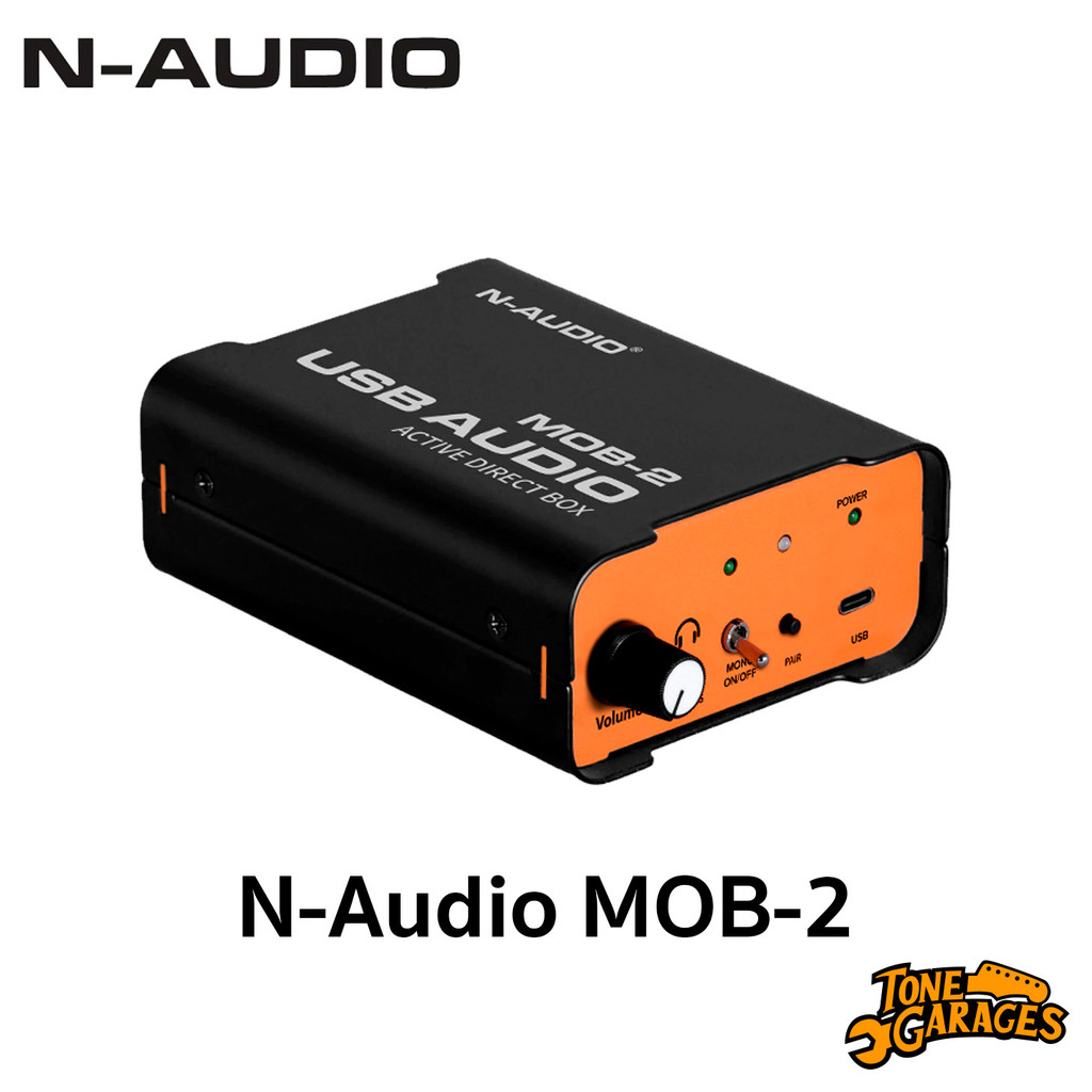 N-AUDIO MOB-2 USB Audio Active Direct Box ออดิโอ ไดเร็คบ๊อก