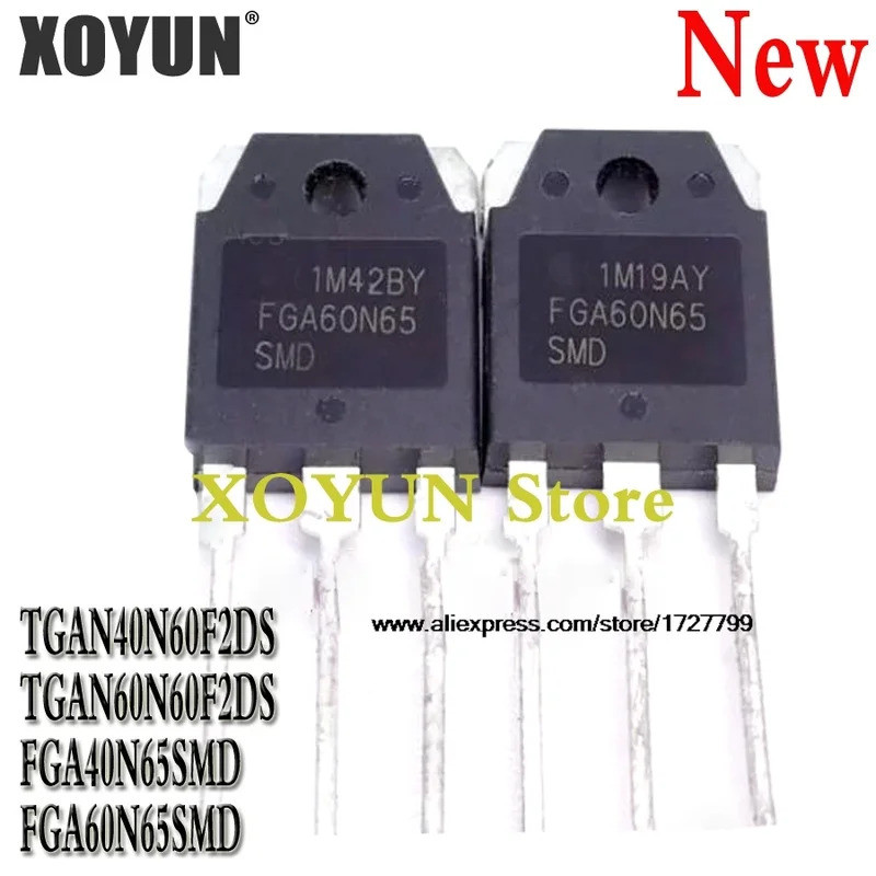 (5 ชิ้น) TGAN40N60F2DS TGAN60N60F2DS FGA40N65SMD FGA60N65SMD 40N60F2DS 60N60F2DS FGA40N65 ชิป XDN65 