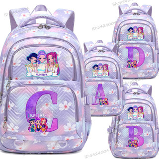 Kpop Demon Hunter กระเป๋านักเรียนเด็กการ์ตูนตัวอักษร AZ กระเ…