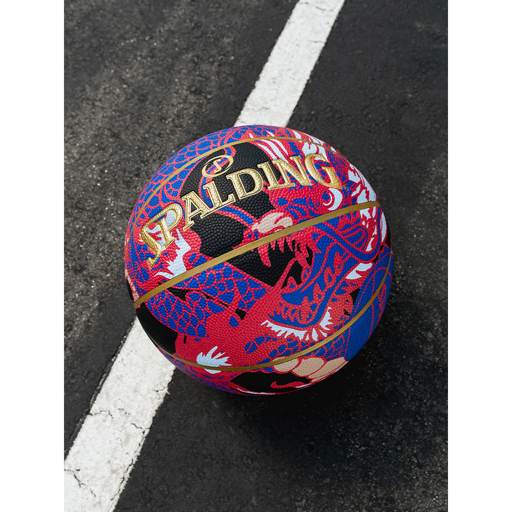 บาสเก็ตบอลมาตรฐาน Spalding แบบPU7 อินเทรนด์ ใช้ได้ทั้งภายในและภายนอก