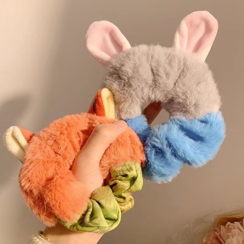 ตุ๊กตาผูกผมยางรัดผม scrunchy สำหรับฤดูใบไม้ร่วงและฤดูหนาว
