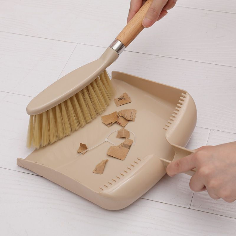 New Product#Wooden Handle Mini Brush Small Broom Engraved Floor Sofa Desktop Cleaning Small Broom Du