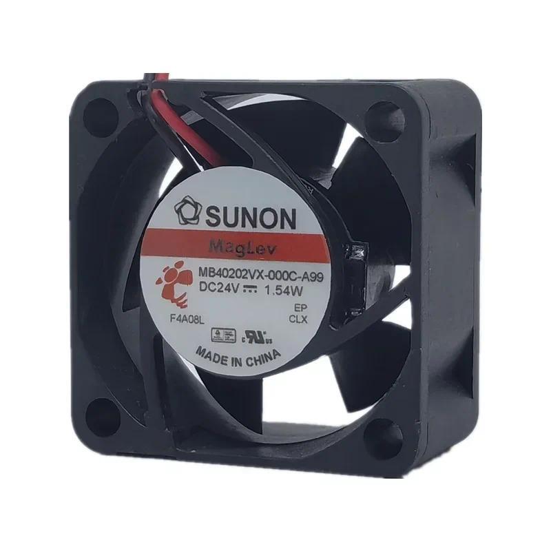พัดลมใหม่สําหรับ SUNON MB40202VX-000C-A99 24V 1.54W 4020 4 ซม.พัดลมระบายความร้อนเงียบ