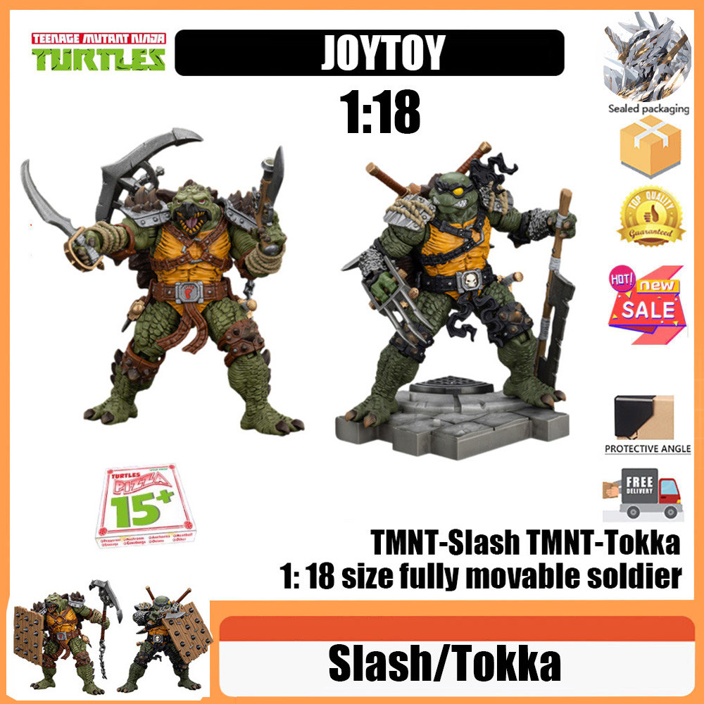 JOYTOY TMNT Tokka JT01000 JT01017 Slash Dark Source Ninja Turtles-Mengsha & Toka 1: 18 Fully Movable