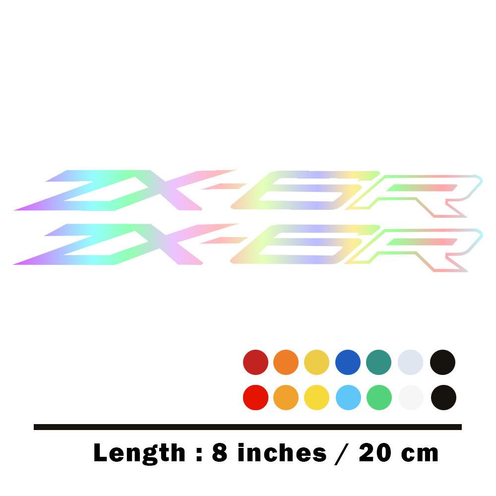 เหมาะสําหรับ Kawasaki Motorcycle Decals ZX6R สติ๊กเกอร์ ZX6R สติ๊กเกอร์ตกแต่งรถจักรยานยนต์สไตล์ใหม่