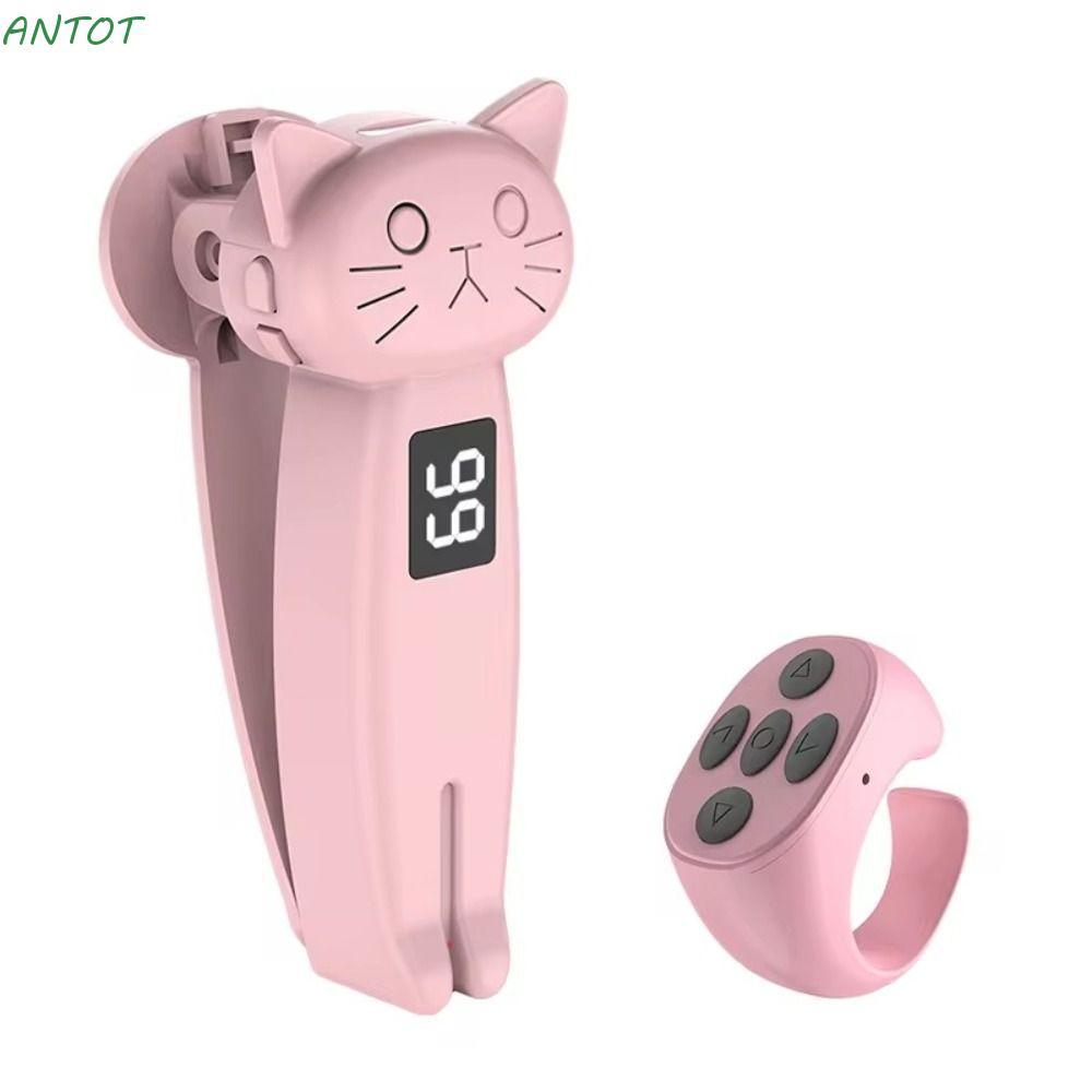 ANTOT Electric Auto Page Turner, ABS Bluetooth-Compatible Finger Clicking อุปกรณ์, 2024 แบบพกพา Quic