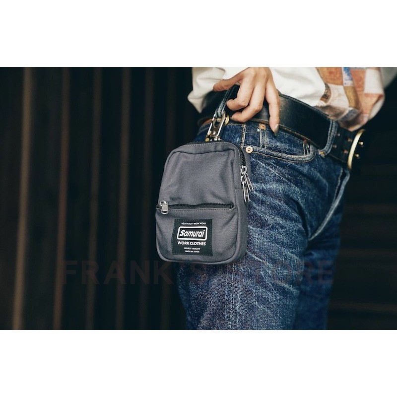 SAMURAI JEANS MINI BAG SAMURAI Tiger Pattern Denim MINI Key Case เคสบุหรี่