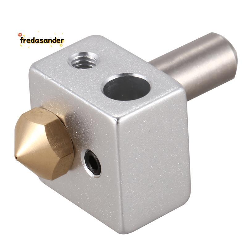 MK10 Hotend Kit สําหรับเครื่องพิมพ์ 3D | หัวฉีด M7 และคอพร้อมหลอด PTFE และบล็อกเครื่องทําความร้อนอลู