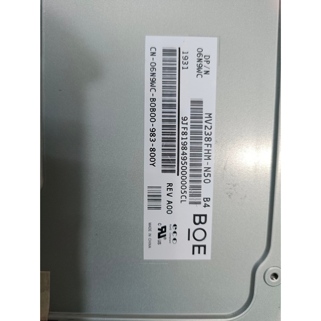 จอแสดงผล Dell u2417h หน้าจอเดิม LM238WF4-SSA1 Alternative Perfect Screen MV238FHM-N50