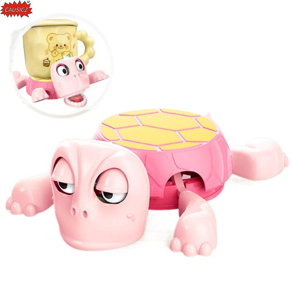 CAUSICZ ที่รองแก้วชาตลกฉนวนกันความร้อนพร้อมที่รองแก้วเต่าทะเล Limbs ที่ยกได้ พิมพ์เปิดตาเต่าที่วางแก้วน้ํากันน้ําบ้าน