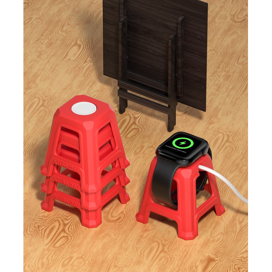 [สตูลจังหวัดกวงตง] apple watch charger stand แท่นชาจ apple watch แท่นวาง apple watch เหมาะสำหรับ app