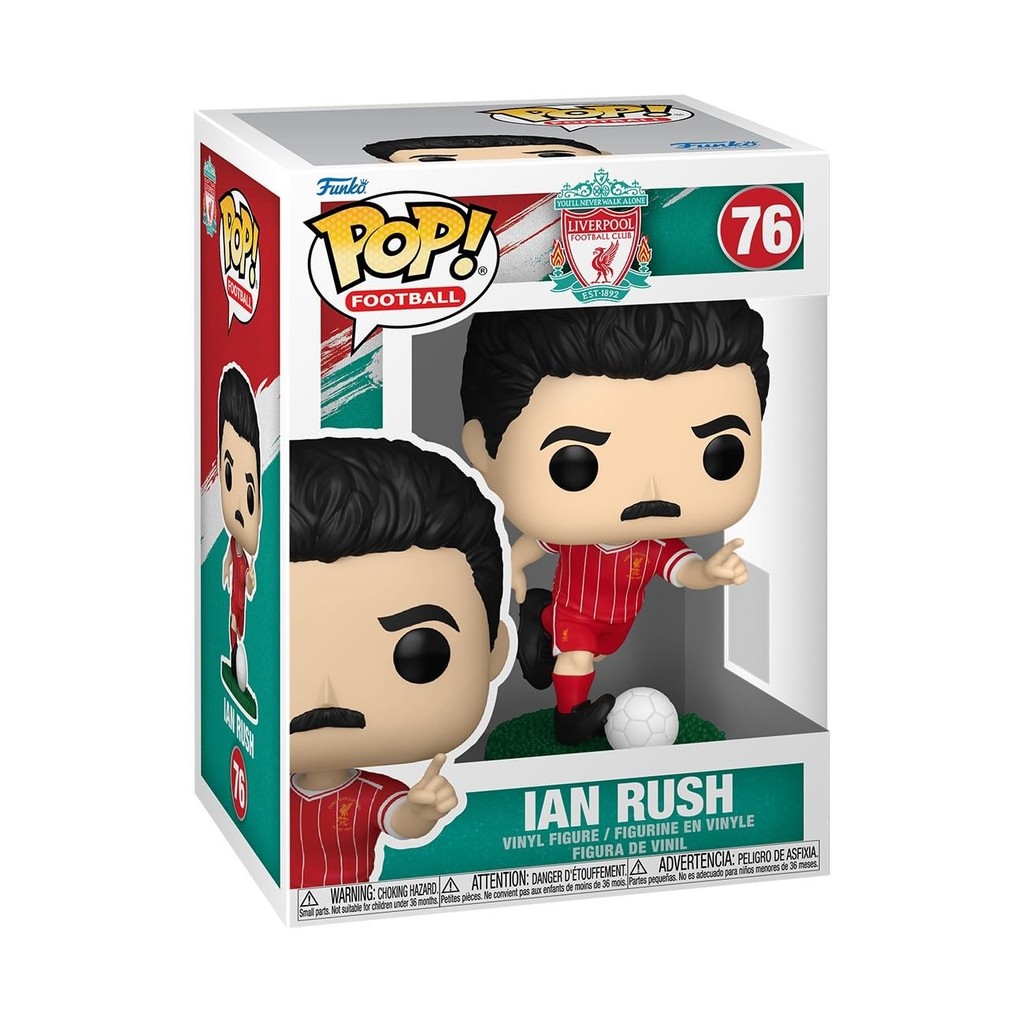 FUNKO ฟังโก้ป๊อป! ฟุตบอล: Liverpool FC - Ian Rush - Collectable