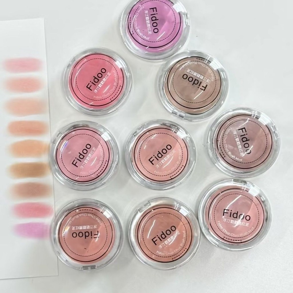 Fidoo Fidoo fidoo Blush Monochrome Mochi Blush Stamp Soft Mist Delicate Expansion Repairing Matte หด