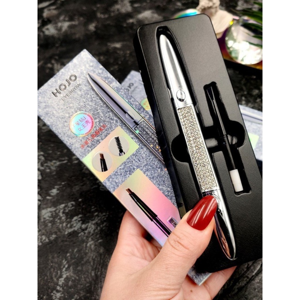 ดินสอเขียนคิ้วกันน้ำ คิ้ว HOJO Star Diamond Eyebrow Pencil Long-Lasting Water-Resistant Non-Fading N