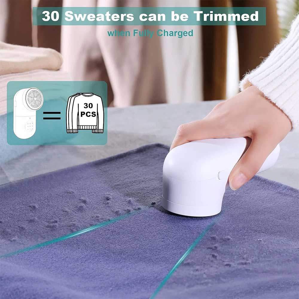 Cordless Lint Remover Fabric Shaver Electric USB Powered Cord Sweater Shaver Remove Lints Balls Pill