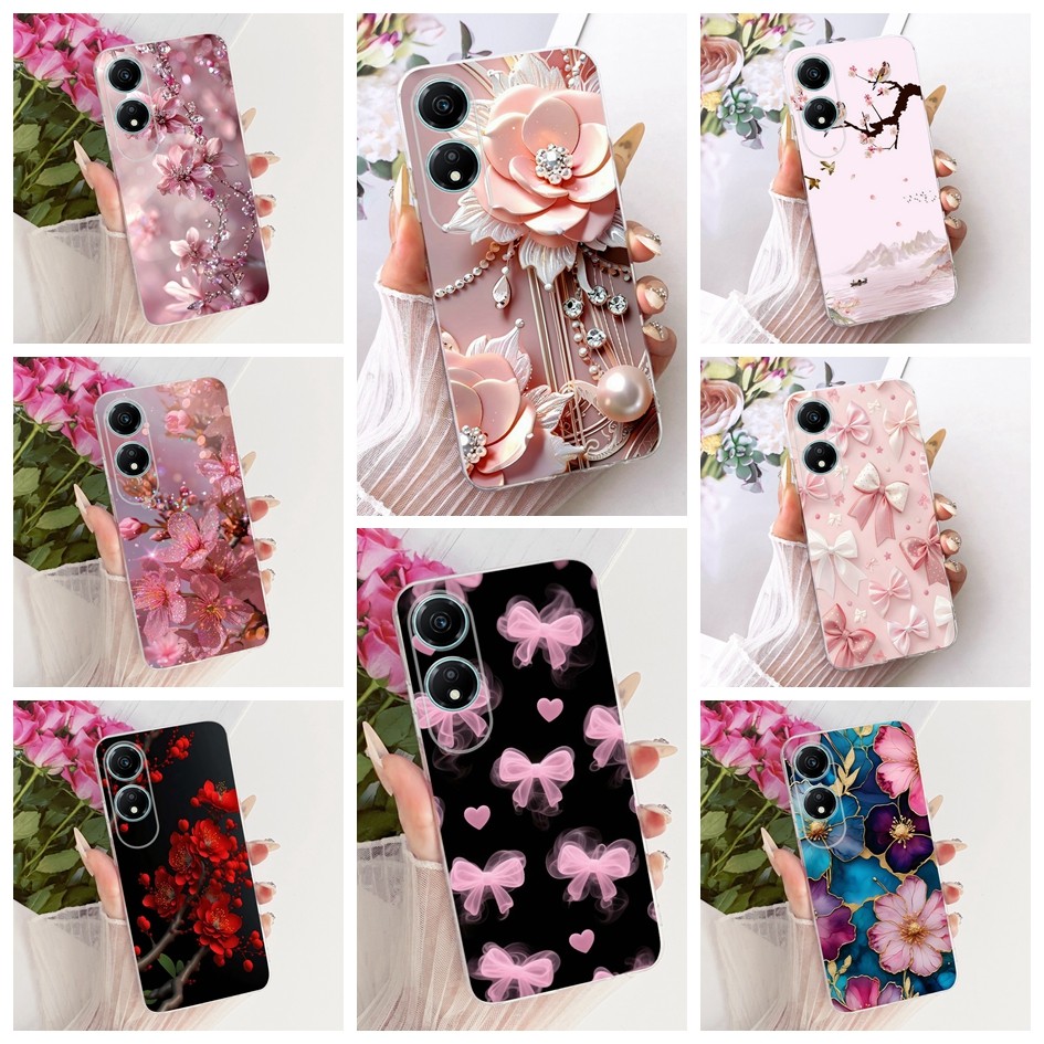 ฝาครอบโปร่งใสสําหรับ Honor X5 Plus WOD-LX1 WOD-LX2 WOD-LX3 / Honor X5 VNA-LX2 VNA-LX3 Casing แฟชั่นด