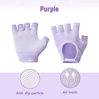 [พร้อมส่งจากไทย] - ถุงมือพิลาทิส ถุงมือกันลื่น (Pilates Gloves)ถุงมือฟิตเนส 100% ถุงมือโยคะ ถุงมือกันลื่น ช่วยโยค