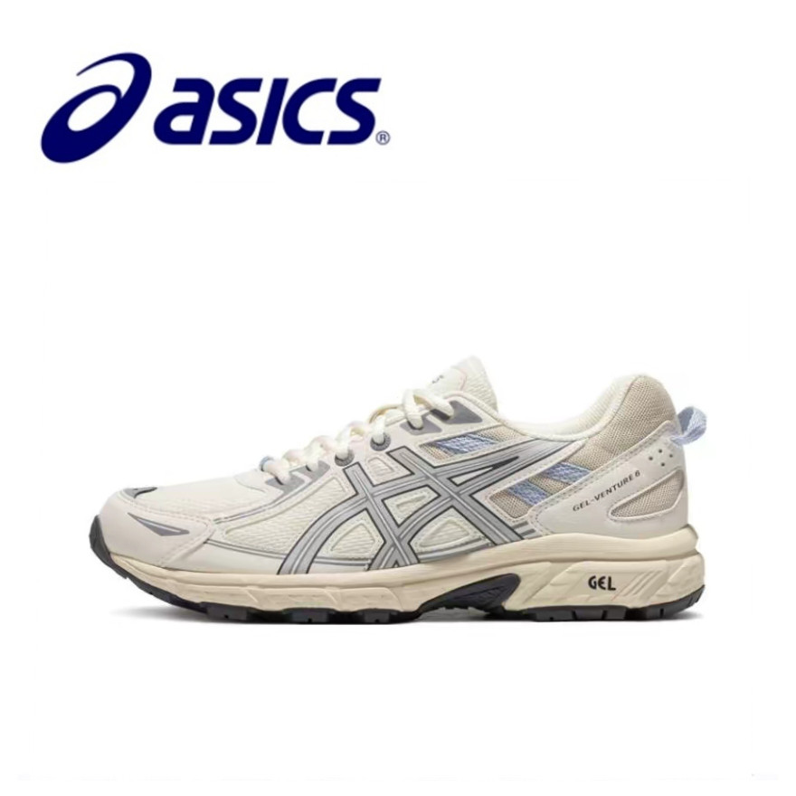 รองเท้าวิ่ง Gel-Venture 6 สำหรับผู้หญิง สีขาว, เทา, น้ำเงิน ทรงLow-Top